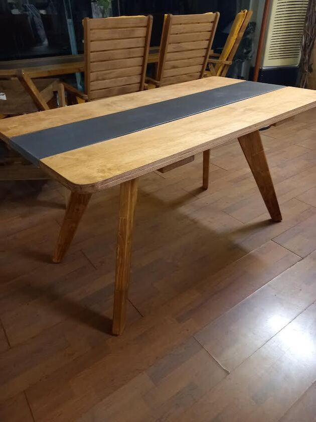 ΤΡΑΠΕΖΙ WOOD - CEMENT 140X75