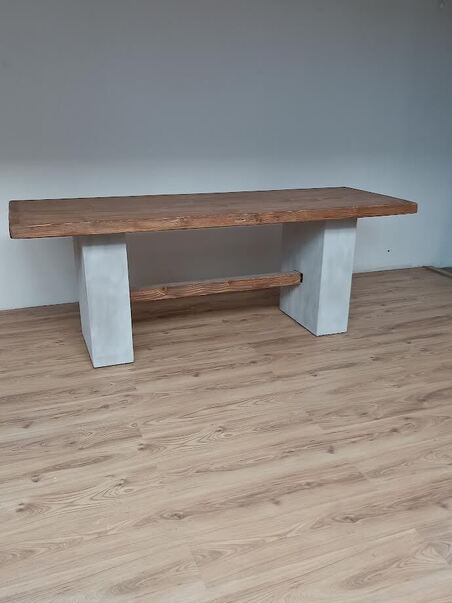 ΤΡΑΠΕΖΙ CEMENT WOOD 210Χ80