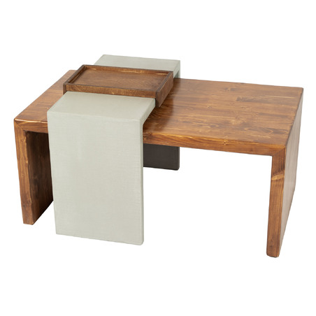 ΤΡΑΠΕΖΑΚΙ ΣΑΛΟΝΙΟΥ CEMENT WOOD 90X58