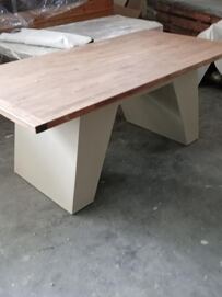 TABLE CEMENT WOOD MORENO 190X100